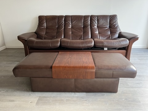 Ekornes Stressless Sofa & Ottoman