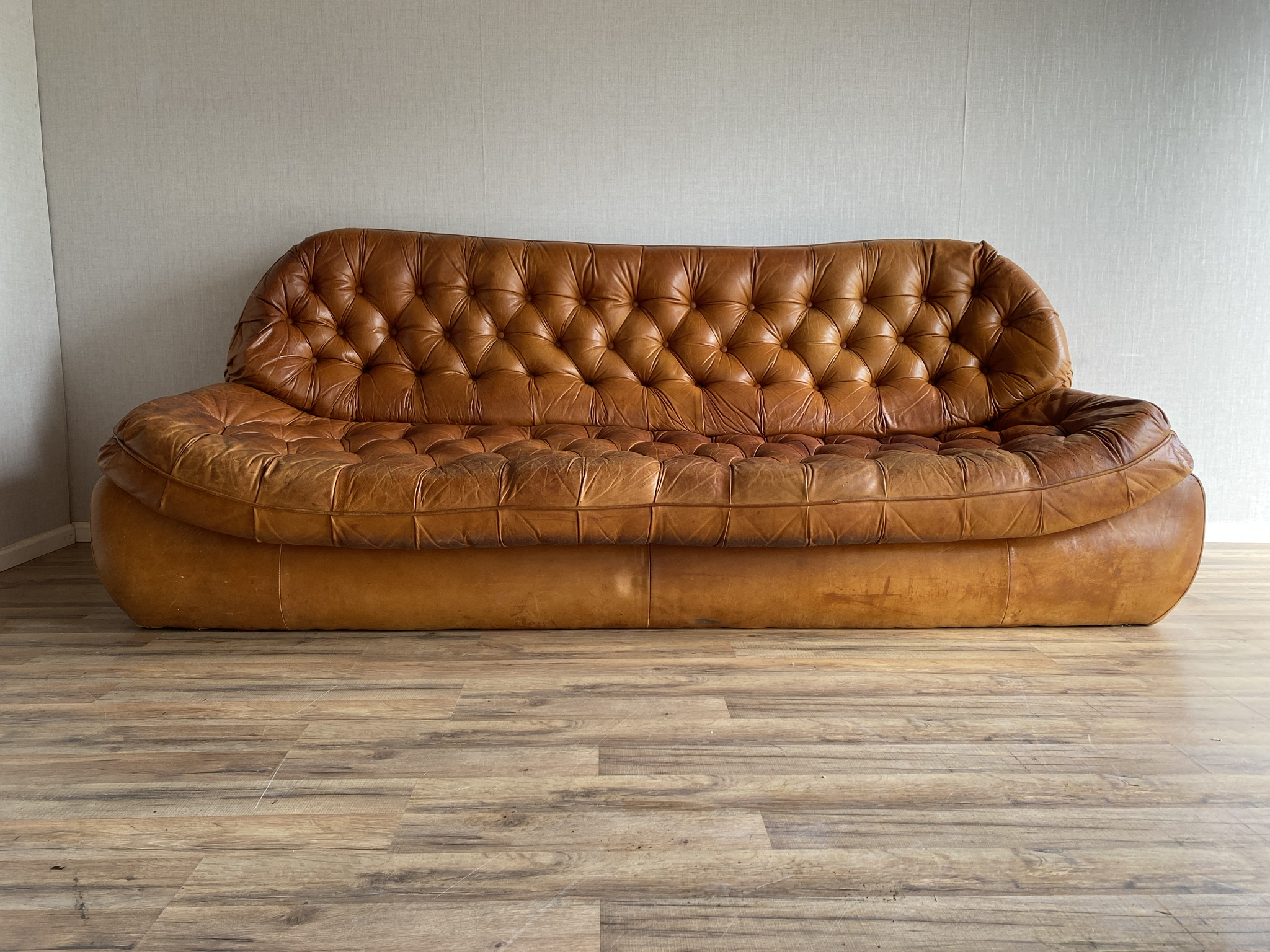 Vintage Tufted Sofa